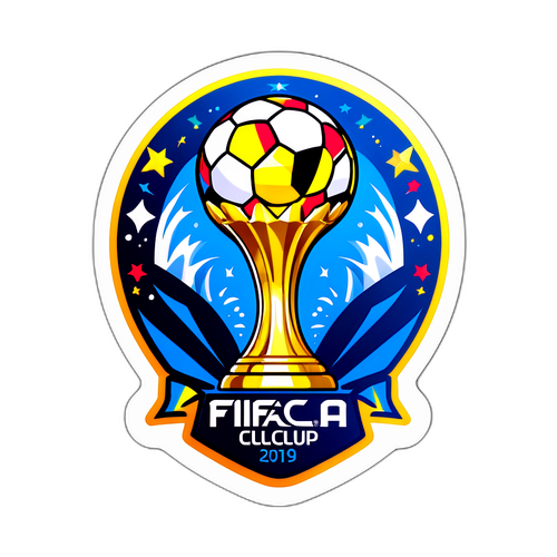 Auto-collant de la Coupe du Monde des Clubs de la FIFA