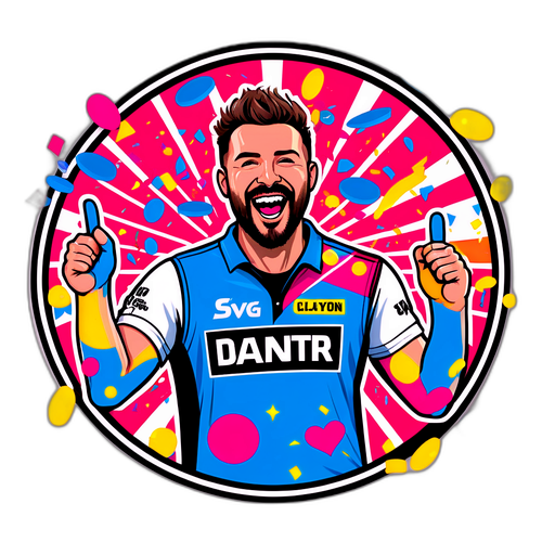 Jonny Clayton firar seger