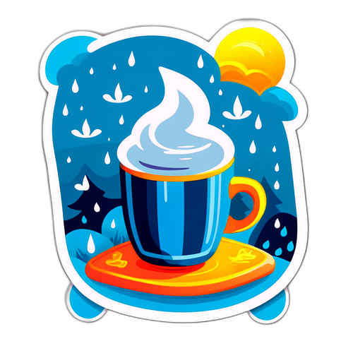 Sticker vreme chill