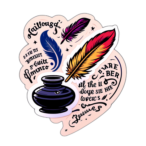 Autocollant inspiré par JK Rowling