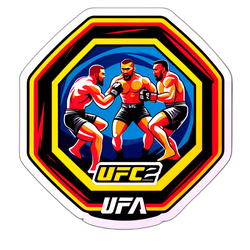 Stiker UFC 323 yang Enerjik