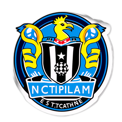 Energetisk Newcastle vs Tottenham Klistermärke