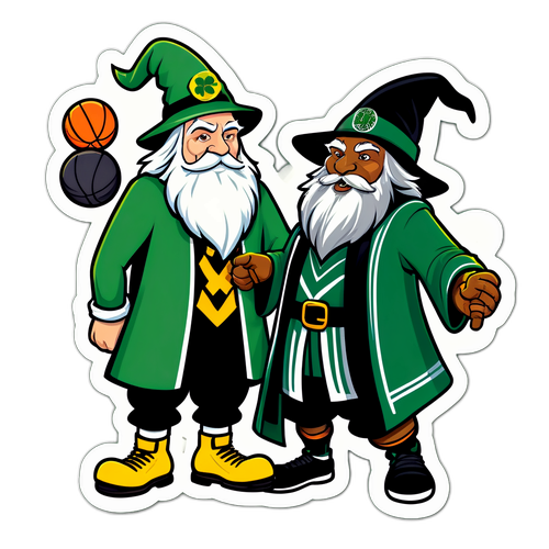 Wizards vs. Celtics Mascots Friendly Competition