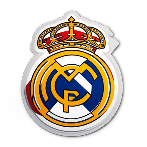 Celebrate Your Passion: Real Madrid Pride Sticker