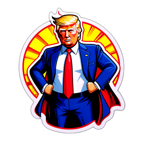 Donald Trump como Superhéroe