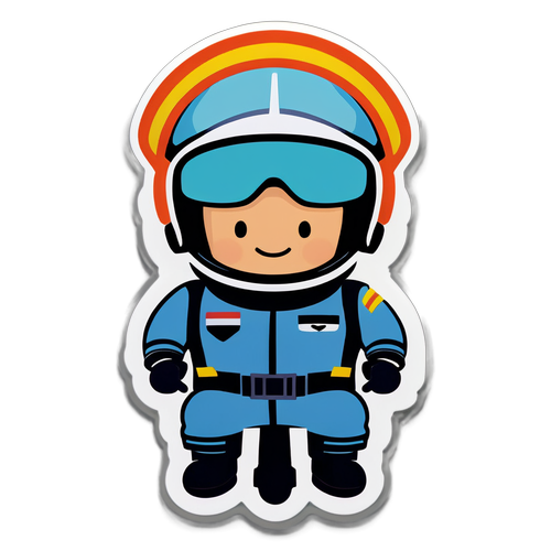 Pilot và Co-Pilot Sabay na Mag-flight: Sticker na Nakakapang-akit para sa mga Aviation Fans!