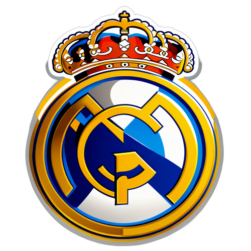 Real Madrid Emblem Klistermerke