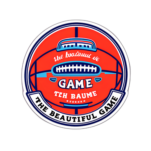 Stiker Bertema Sepak Bola Vintage