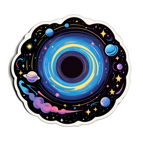 Fekete lyuk grafikai ábrázolása