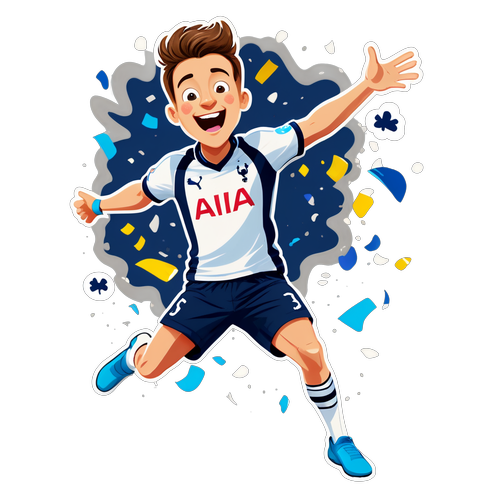 Mchezaji wa Tottenham Aelekeza Furaha na Sherehe Baada ya Bao! 🎉⚽