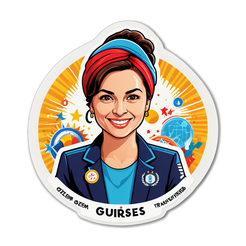 Özlem Gürses Modern Sticker Tasarımı