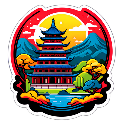 北港武德宮文化貼紙