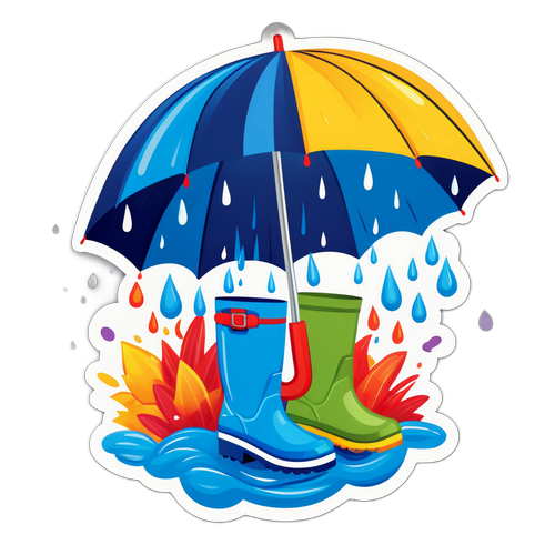 Avviso di Pioggia Piuttosto Divertente