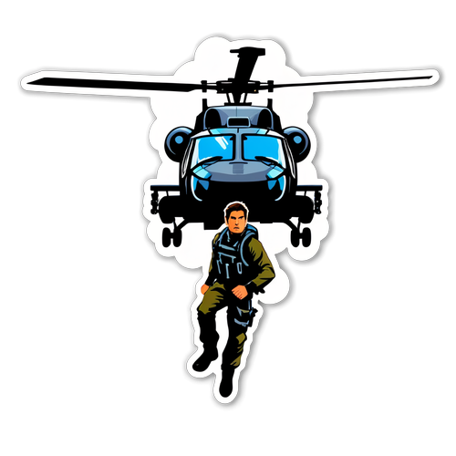 Intens Action Sticker fra 'Mission Impossible'
