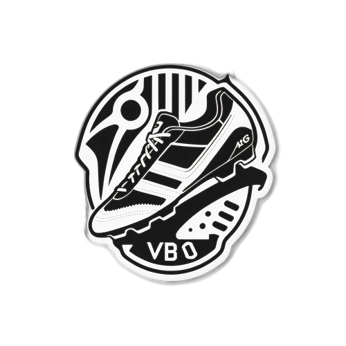 Botafogo Futbol Ayakkabı Stickerı
