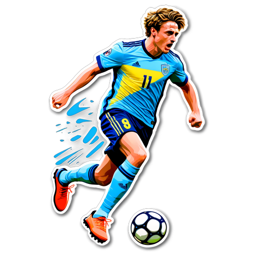 Energi Sepak Bola! Stiker Dinamis Conor Gallagher untuk Semua Penggemar!