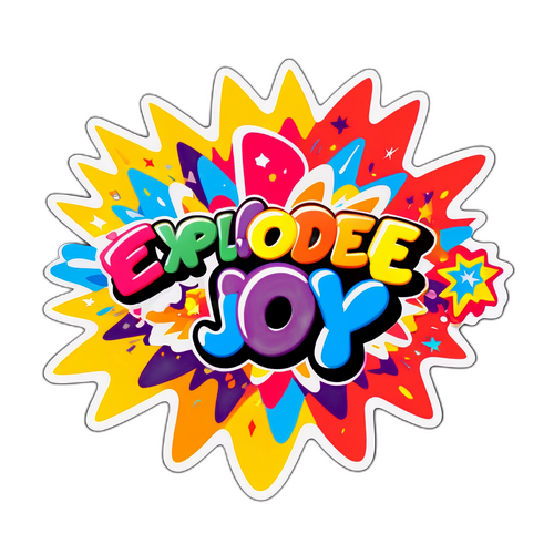 Comic Explosie van Vreugde