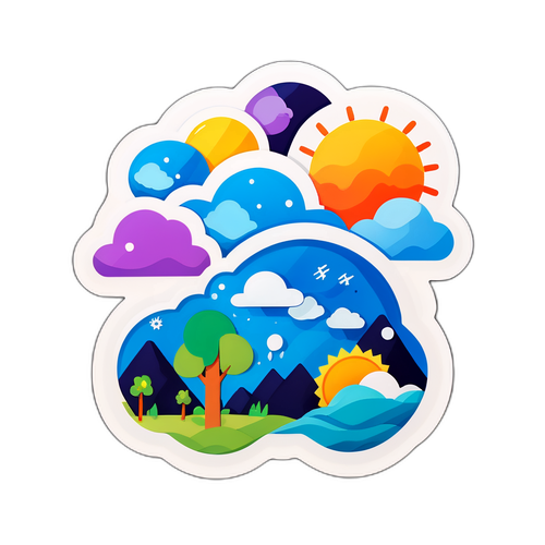 जलवायु अपडेट स्टिकर