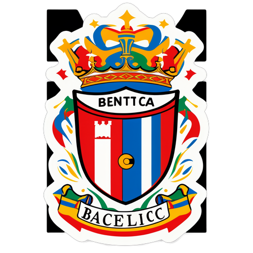 Adesivo Classico per Benfica vs Barcellona