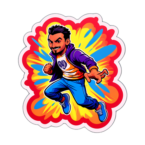 Sticker trendy cu Roony Bardghji