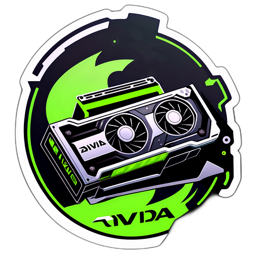 NVIDIA 股票價格主題貼紙