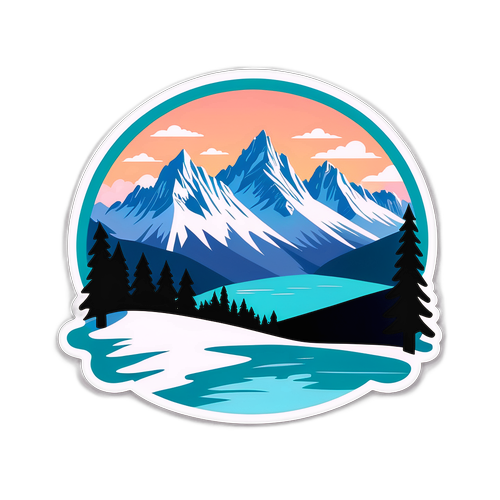 Luo a Cortina - Alpit ja talvimaisema