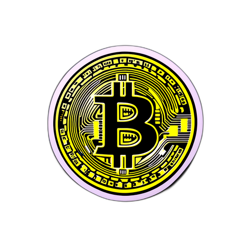 Vibrant Bitcoin Klistermärke
