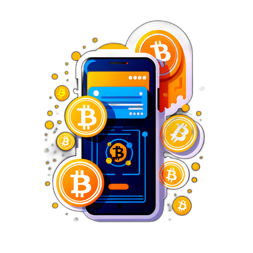 Tekninen Bitcoin-lompakkosuunnittelu tarra