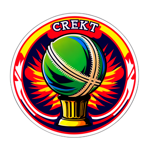 फोर्ड ट्रॉफी क्रिकेट-themed स्टिकर