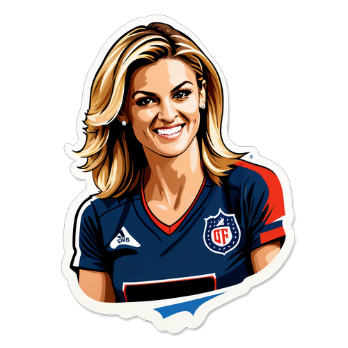 Erin Andrews Sports Journalism Sticker