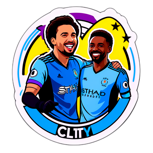 สติกเกอร์การแข่งขันระหว่างสวอนซีและแมนเชสเตอร์ซิตี้