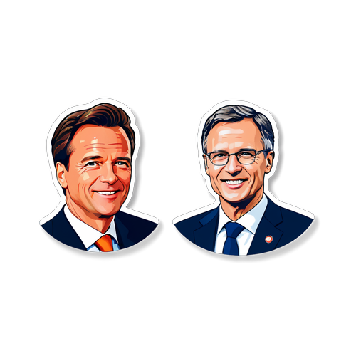 Uniți pentru Viitor! Cooperarea Internațională Reprezentată prin Logo-urile lui Mark Rutte și Jens Stoltenberg!