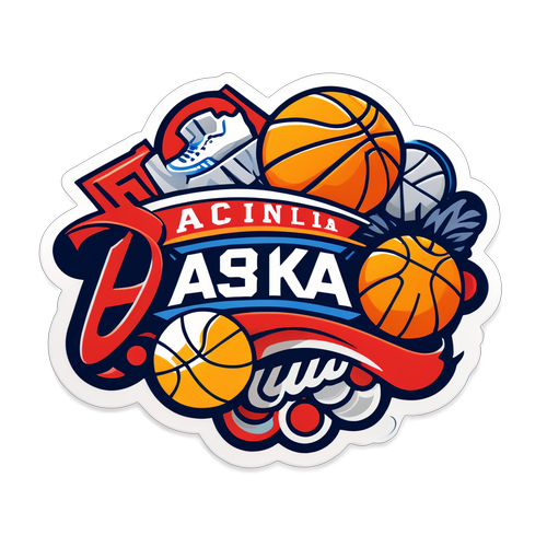 Basketball Fashion Fusion Sticker