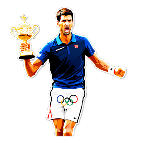 Élevez-vous avec Djokovic : Le Trophée de l'Inspiration pour les JO 2024!