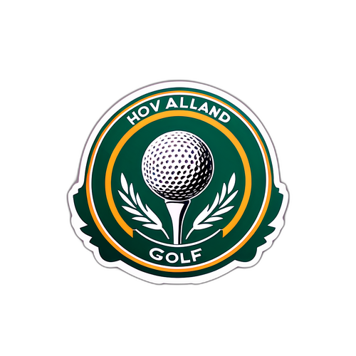 Hovlands Golfklubb Klistermerke