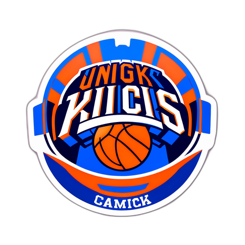 Adesivo de Basquete: Knicks e Magic
