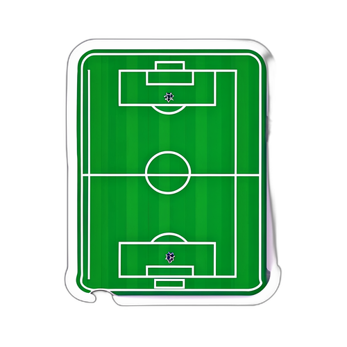 מדבקת מגרש כדורגל