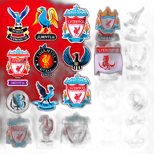 Иллюстрация команд Ливерпуля и Ньюкасла с их символами