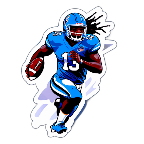 Youthful Football Star