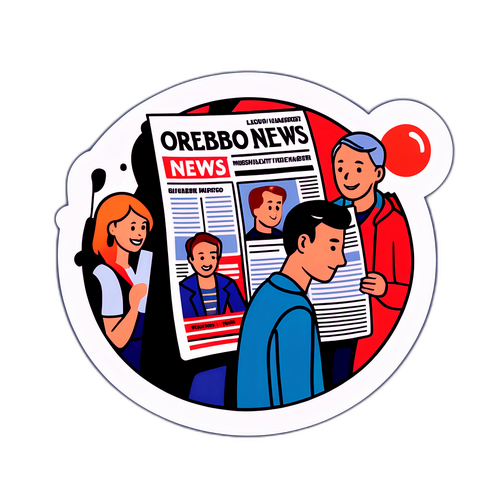 Illustration av Örebro nyheter
