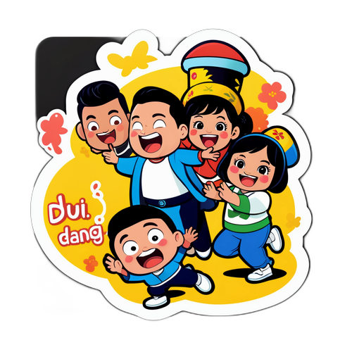 Sticker vui nhộn từ phim Diu Dang Mau Nang tập 34