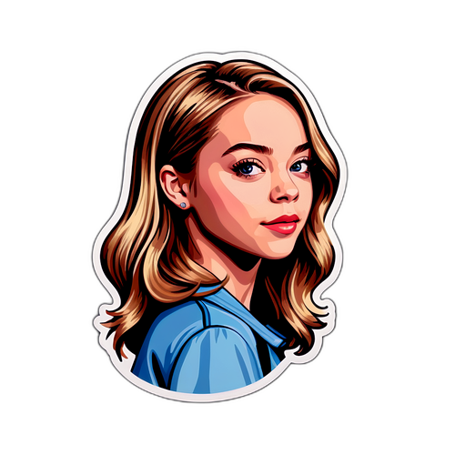 Kunstnerisk fremstilling av Sydney Sweeney