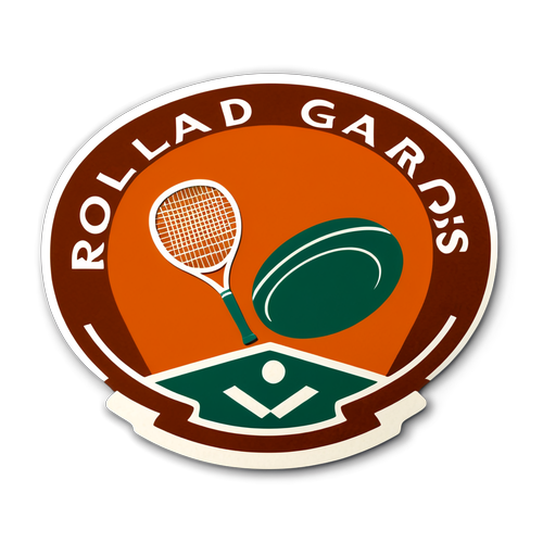 Biểu tượng Roland Garros được thiết kế theo phong cách nghệ thuật