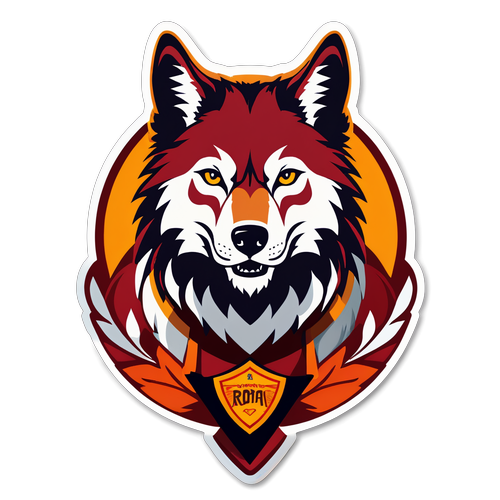 AS Roma: Sticker Ya Kihistoria Inayoangaza na Ukaidi wa Mbwa Mwitu!