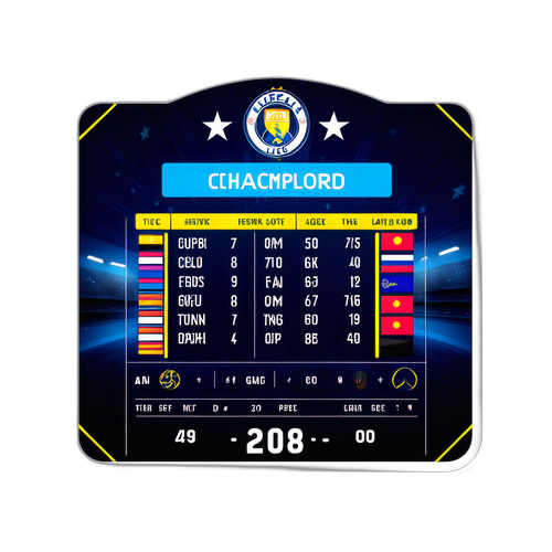 สกอร์บอร์ด UEFA Champions League