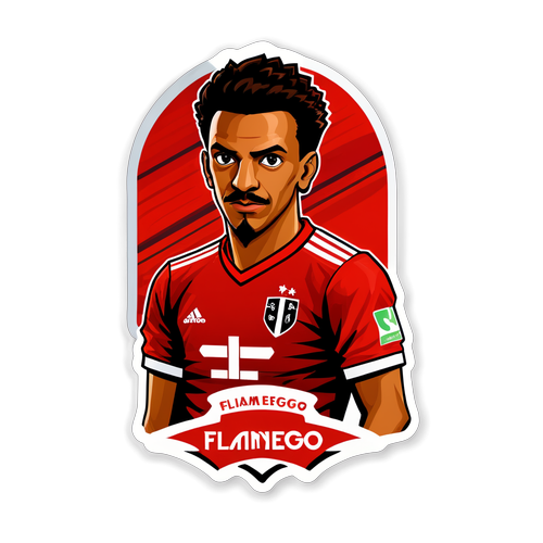 Adesivo dos Jogos do Flamengo