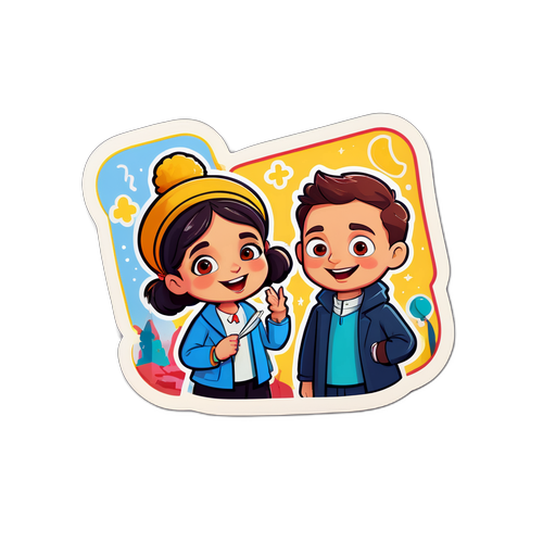 Autocollant des personnages de Montmartre saison 2