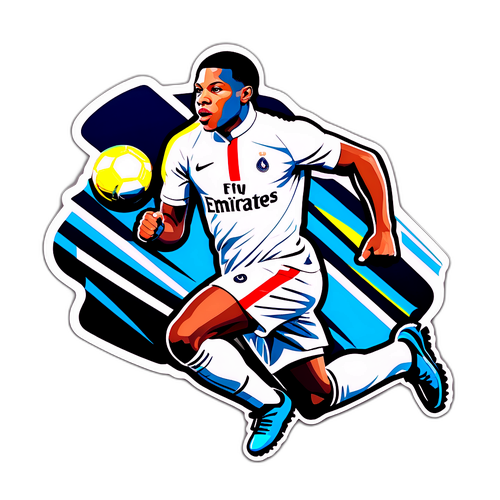 Mbappé Sprint Sticker