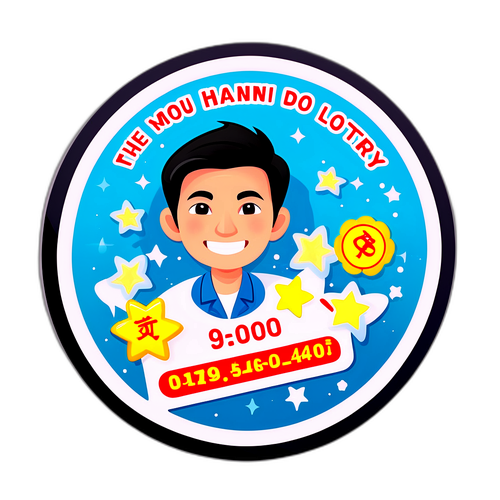 สติกเกอร์แสดงความคิดเห็นเกี่ยวกับผลลอตเตอรี่ฮานอย