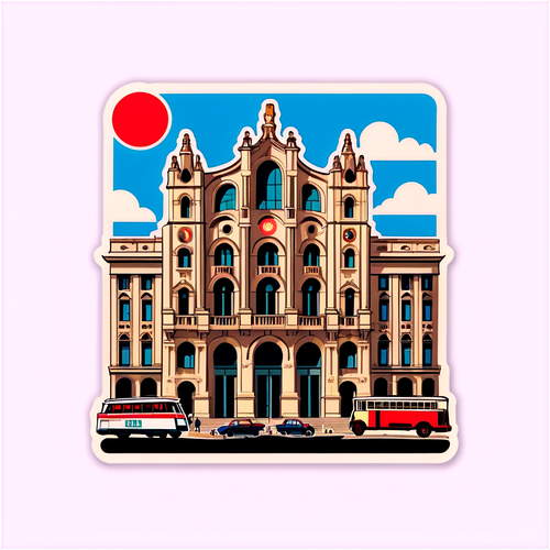 ¡Explora Europa! La Postal Vintage que Une Barcelona y Milán en un Solo Sticker